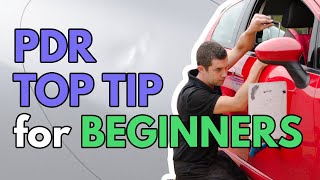 PDR Top Tip for Beginners  Learn Paintless Dent Removal [upl. by Annirac423]