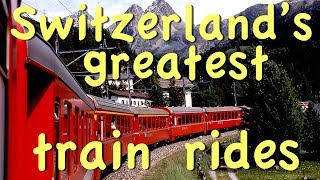 Great Swiss Train Rides [upl. by Ynffit577]