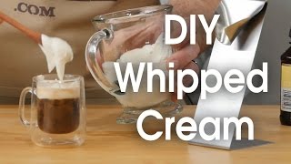 DIY whipped cream in 60 seconds [upl. by Geoffrey]