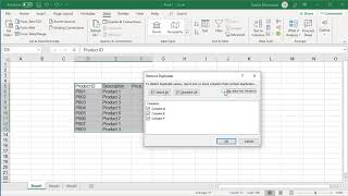 How to Remove Duplicate Rows in Excel  Office 365 [upl. by Meade]