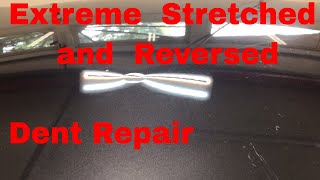 Repairing Extreme Stretched and Reversed Dents [upl. by Thorfinn211]