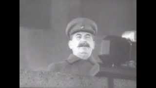 Stalin Speaks on Red Square 1941 [upl. by Migeon565]