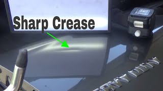 Paintless Dent Repair training  PDR  Crease Dent Removal [upl. by Hootman96]