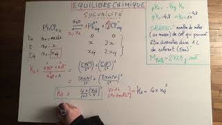 11 EquilChimique solubilite [upl. by Aelsel]