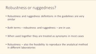 Robustness and ruggedness introduction [upl. by Chernow]