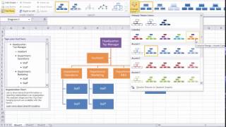 organization chart template Excel Quick easy [upl. by Thier]