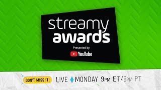 8th Annual Streamy Awards presented by YouTube [upl. by Winston767]