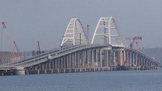 New bridge cements Russia’s hold on Crimea [upl. by Lorenzo]