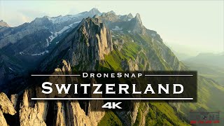 Switzerland 🇨🇭  by drone 4K [upl. by Collette]