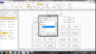 Create an Org Chart in Visio Using the Wizard [upl. by Nylasoj]