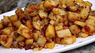 Breakfast Potatoes Recipe  Breakfast Skillet Recipe  Brunch Ideas [upl. by Pelmas]