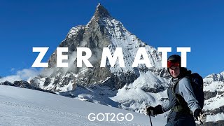 ZERMATT in Switzerland The MOST SCENIC skiing village of the alps [upl. by Tremayne]