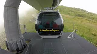 Switzerland  Gondola  Zermatt to Klein Matterhorn [upl. by Ecnerat470]