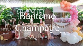 Baptême thème Champetre [upl. by Ewart]