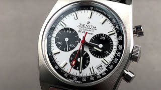 Zenith Chronomaster Revival El Primero 03A38440021M384 Zenith Watch Review [upl. by Artined969]