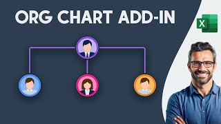 How to Create an Organizational Chart in Excel automatic  FREE ADDIN [upl. by Daraj]