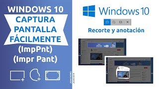 Windows 10 captura pantalla fácilmente 2019 [upl. by Eliason357]