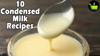 Desserts with Sweetened Condensed Milk  Condensed Milk Recipes  Easy Indian Dessert Recipes [upl. by Petra]