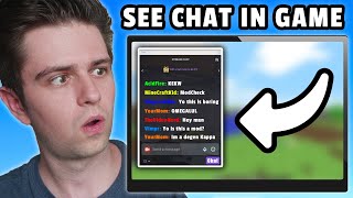 How to See Your Chat While Streaming With OBS Studio [upl. by Atinrehs]