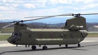 CH 47 Chinook Start amp Take Off 18Mar19 [upl. by Krystle455]