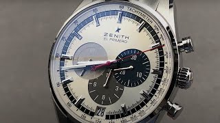 Zenith Chronomaster El Primero 03204040069M2040 Zenith Watch Review [upl. by Leumhs529]