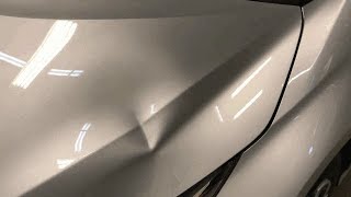 PDR Aluminum Hood Dent [upl. by Bigelow]