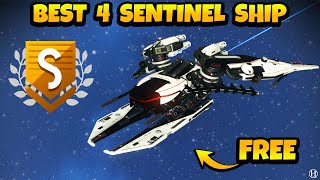 No Mans Sky INTERCEPTOR How to Get Best 4 Sentinel Ships S Class For Free [upl. by Adnarym191]