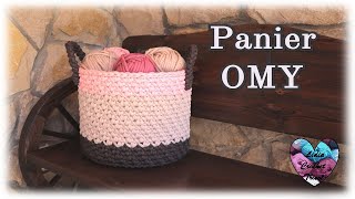 Panier quotOMYquot Crochet Facile quotLidia Crochet Tricotquot [upl. by Tomas106]