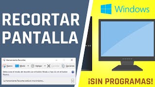 ✂️ Realizar RECORTES de PANTALLA 🖥️ en WINDOWS  SIN PROGRAMAS [upl. by Diamond]