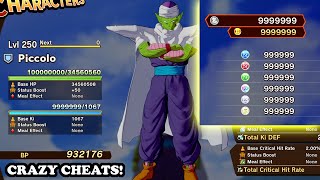 Dragon Ball Z Kakarot CHEATS INFINITE EXP HP KI ITEMS amp MORE MAX LV 250 POWER PC TRAINER [upl. by Suidaht]