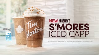 Tim Hortons  Hersheys SMores Iced Capp [upl. by Ardis]