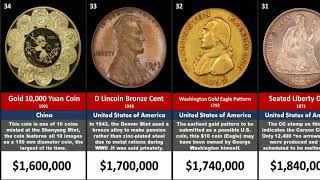 List of Most Expensive coins in History [upl. by Giacamo525]