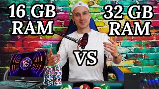 16GB vs 32GB RAM Laptop Explained Simply [upl. by Bonaparte]