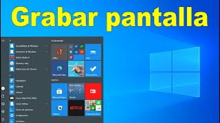 Como grabar la pantalla de tu pc [upl. by Bernice]