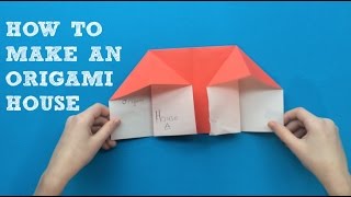 How to Make an Origami House EASY [upl. by Nikolia]