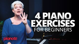 Piano Exercises For Beginners Speed Dexterity Hand Independence Control [upl. by Amoakuh]