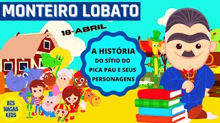 DIA DO LIVRO MONTEIRO LOBATO E O SÍTIO DO PICAPAU AMARELO  EDUCAÇÃO VIDEO AULA ONLINE [upl. by Jauch]