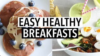 EASY HEALTHY BREAKFAST IDEAS  Simple Recipes [upl. by Akima]