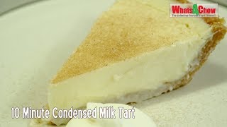 Condensed Milk Tart in just 10 minutes [upl. by Ziwot]