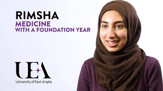 Medicine with a Foundation Year  Life as a medical student at Norwich Medical School UEA  Rimsha [upl. by Sayres]