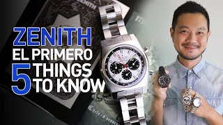 Zenith El Primero  Five Things To Know [upl. by Eycats]