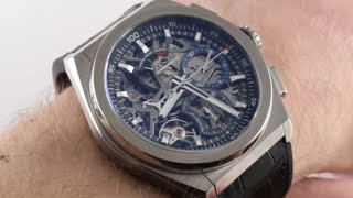 At Last Zenith DEFY EL PRIMERO 21 Ref 959000900478R582 Luxury Watch Review [upl. by Nnateragram]