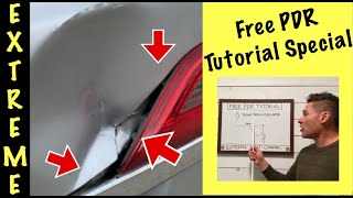 Free PDR Tutorial  PDR Dent Removal Training Special [upl. by Heringer]