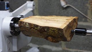 Woodturning  The Half Log [upl. by Press]