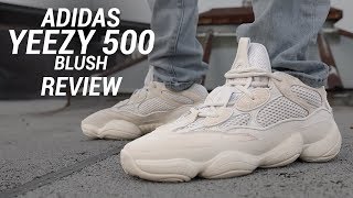 ADIDAS YEEZY 500 BLUSH REVIEW [upl. by Nodyarg]