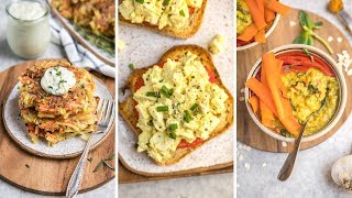 Savory Vegan Breakfast Ideas Easy  Healthy [upl. by Granoff497]