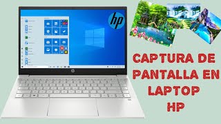 como hacer capturas de pantalla en laptop HP [upl. by Gabi844]