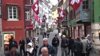 Zurich Switzerland Old Town walking tour [upl. by Oca]